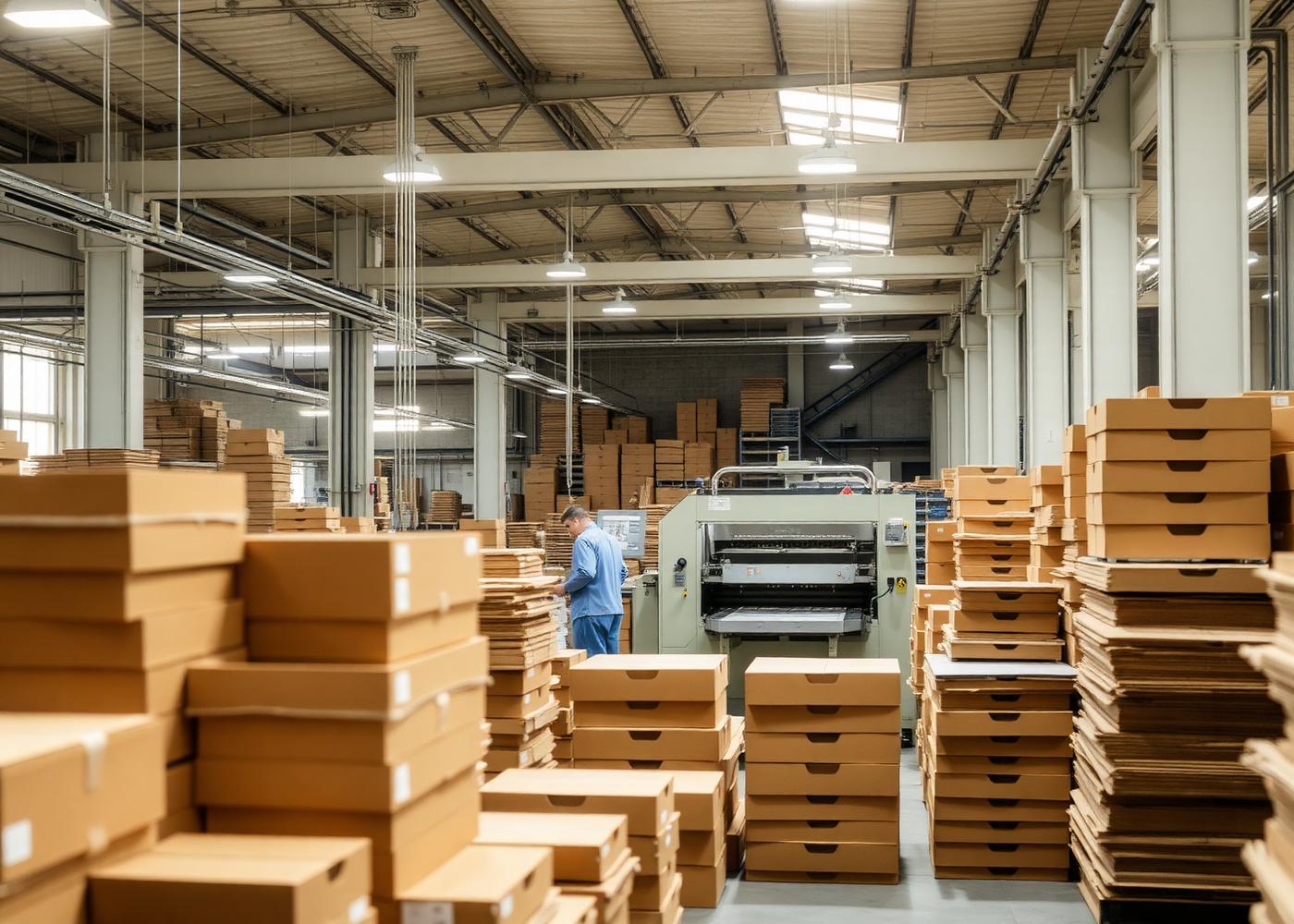 Fábrica da A4 Embalagens em Curitiba